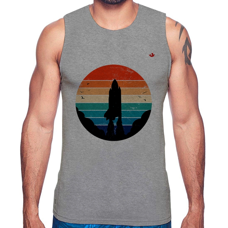 Regata Astronomia Vintage Sunset - Cinza