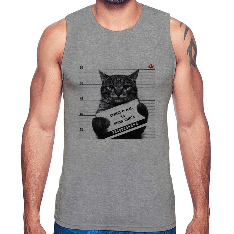 Regata Atirei o pau na Dona Chica - Cinza