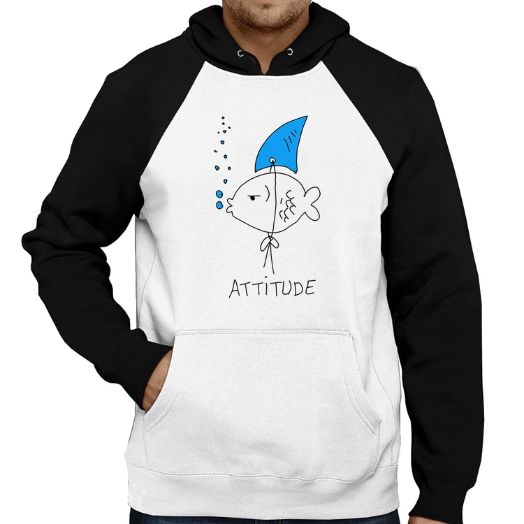 Moletom Atitude Peixe Tubarão