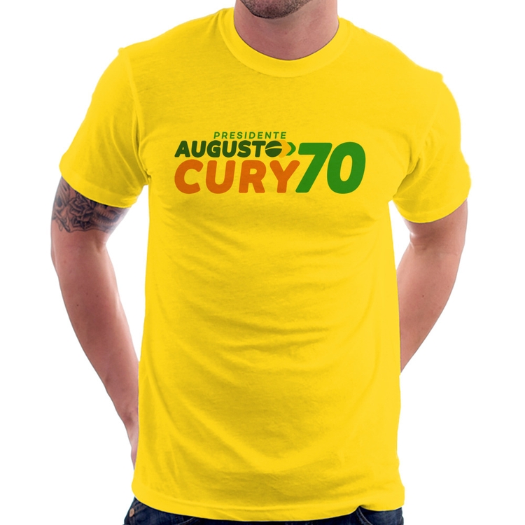 Camiseta Augusto Cury 70 Avante - Amarela