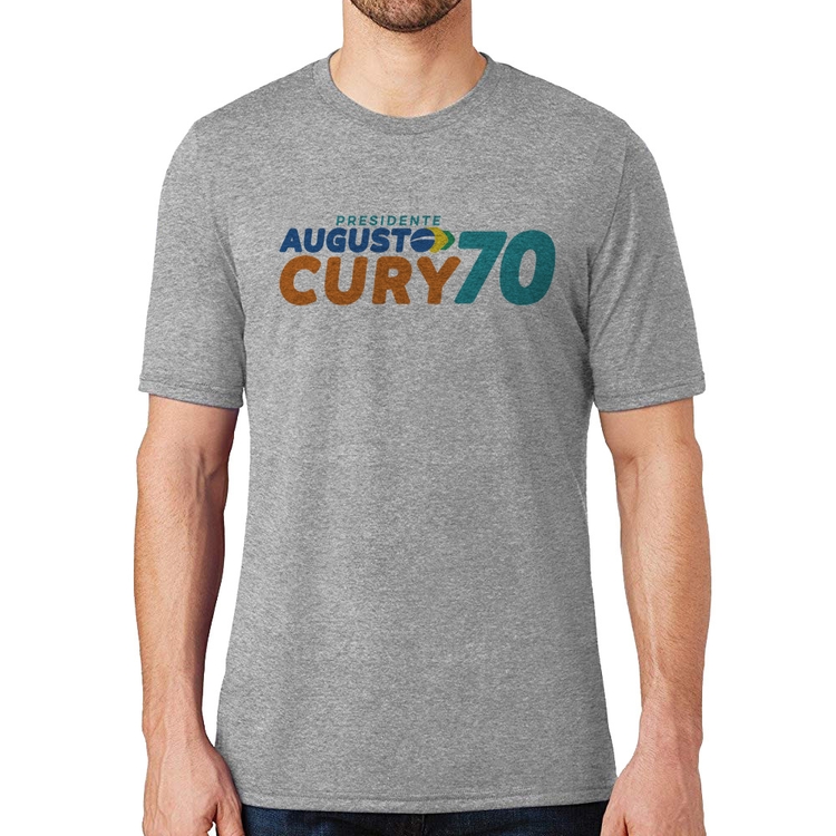 Camiseta Augusto Cury 70 Avante - Cinza