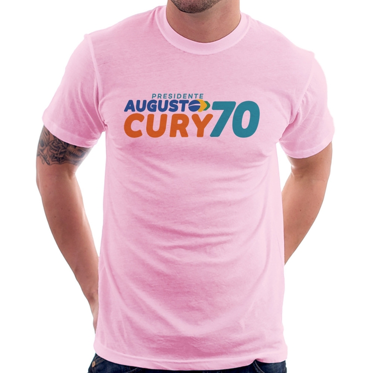 Camiseta Augusto Cury 70 Avante - Rosa Bebê