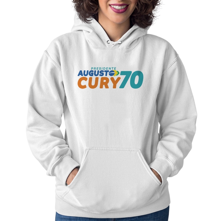 Moletom Feminino Augusto Cury 70 Avante - Branco