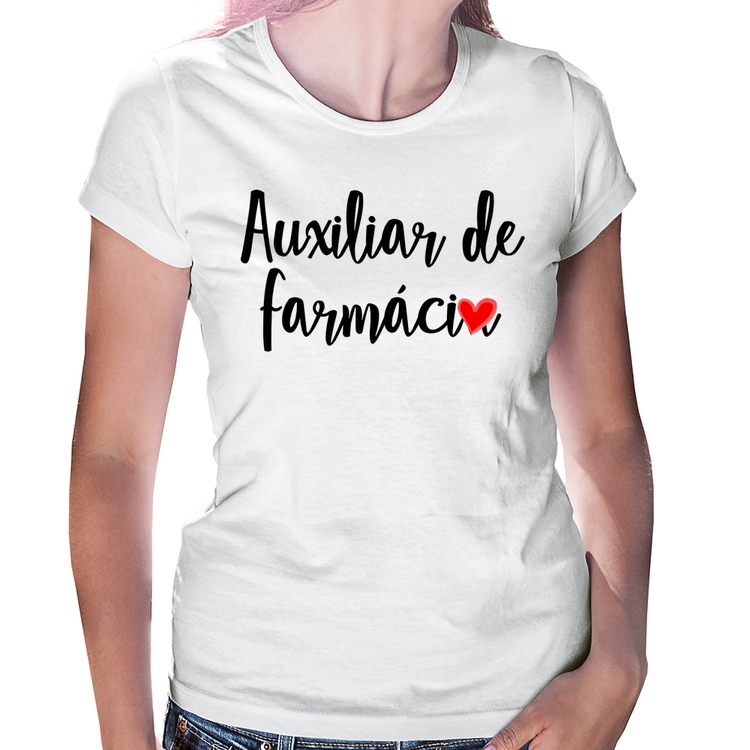 Baby Look Auxiliar de Farmácia por Amor