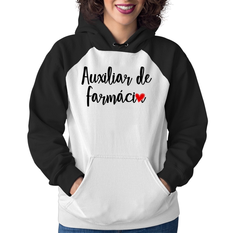Moletom Feminino Auxiliar de Farmácia por Amor