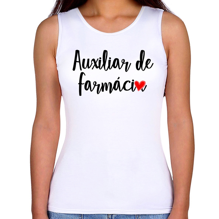 Regata Feminina Auxiliar de Farmácia por Amor