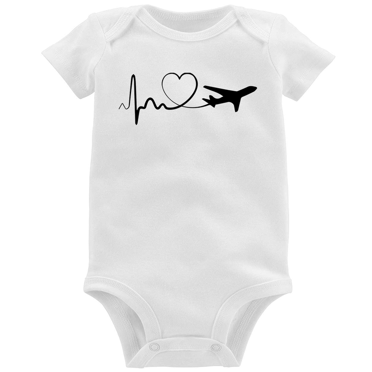 Body Bebê Avião Batimentos Cardíacos Coração