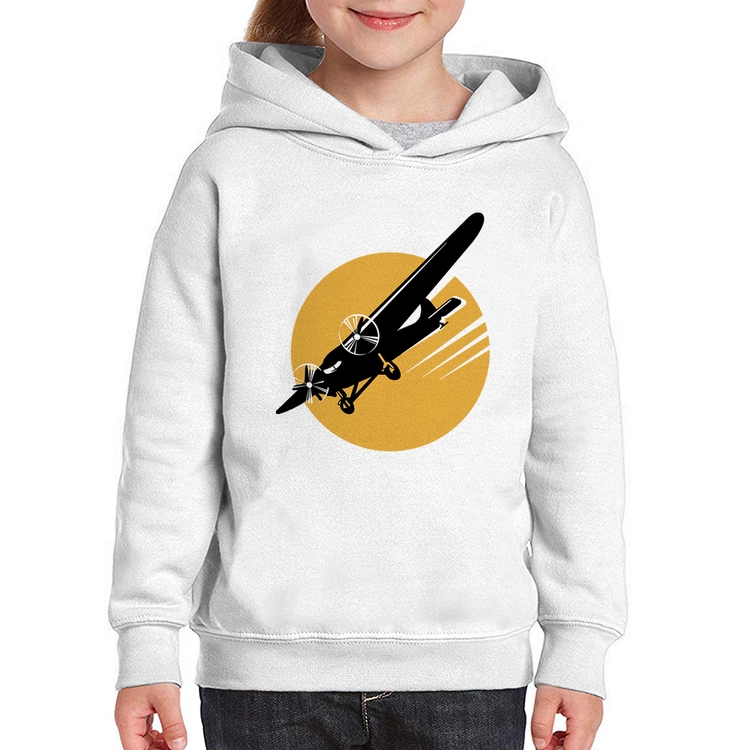 Moletom Infantil Avião Bimotor
