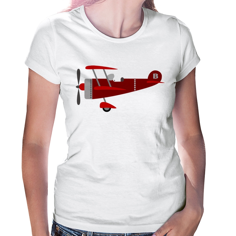Baby Look Avião Biplano