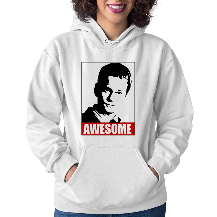 Moletom Feminino Awesome Barney Stinson - Branco