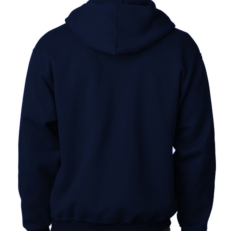 Moletom Aberto Liso Azul Escuro