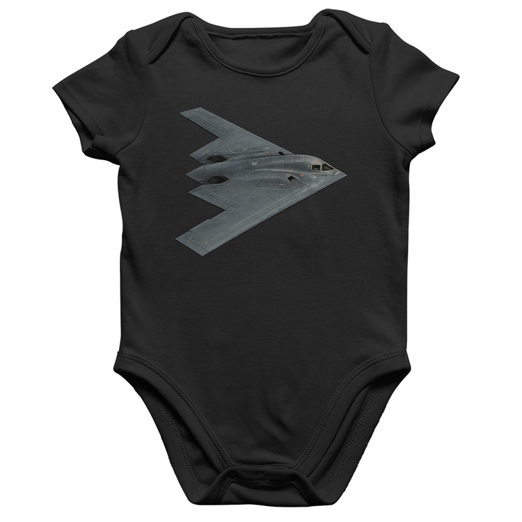 Body Bebê Algodão B-2 Spirit Bombardeiro Furtivo