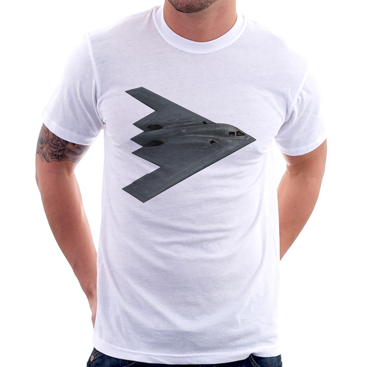 Camiseta B-2 Spirit Bombardeiro Furtivo