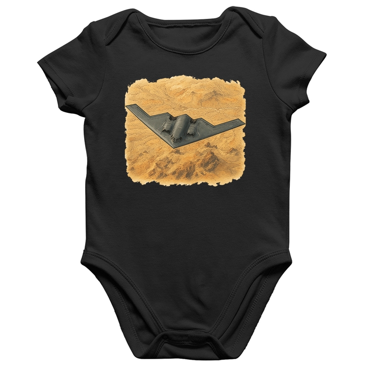 Body Bebê Algodão B-2 Spirit Deserto