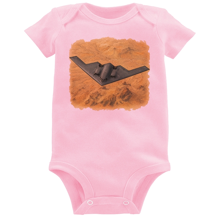 Body Bebê B-2 Spirit Deserto - Rosa Bebê