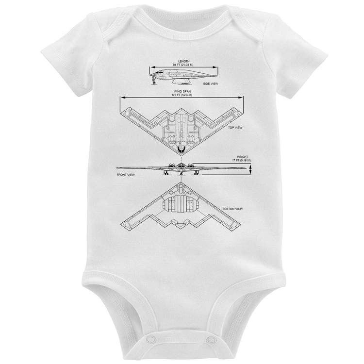 Body Bebê B-2 Spirit Especificações