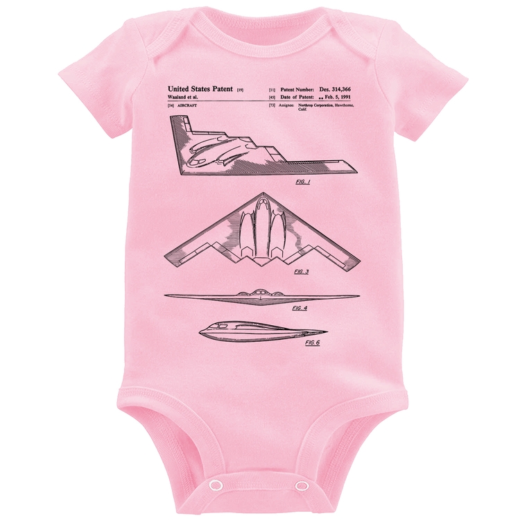 Body Bebê B-2 Spirit Patent - Rosa Bebê