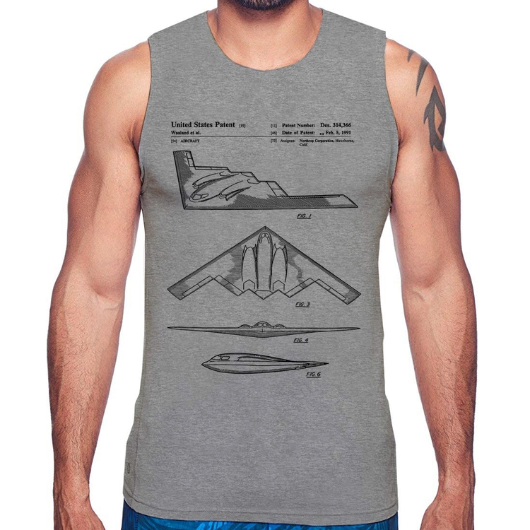 Regata B-2 Spirit Patent - Cinza