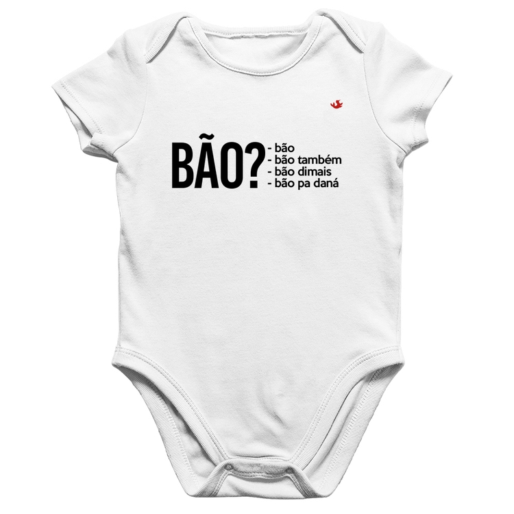 Body Bebê Algodão Bão? - Branco