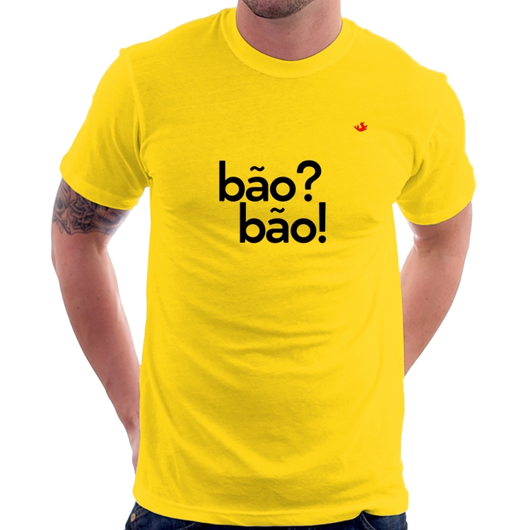 Camiseta Bão? Bão! - Amarela