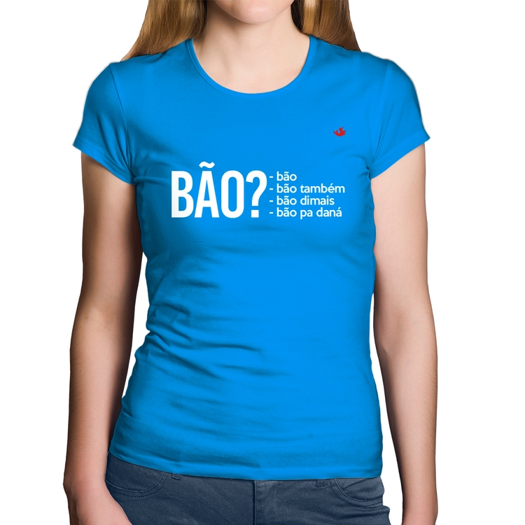 Baby Look Algodão Bão? - Azul