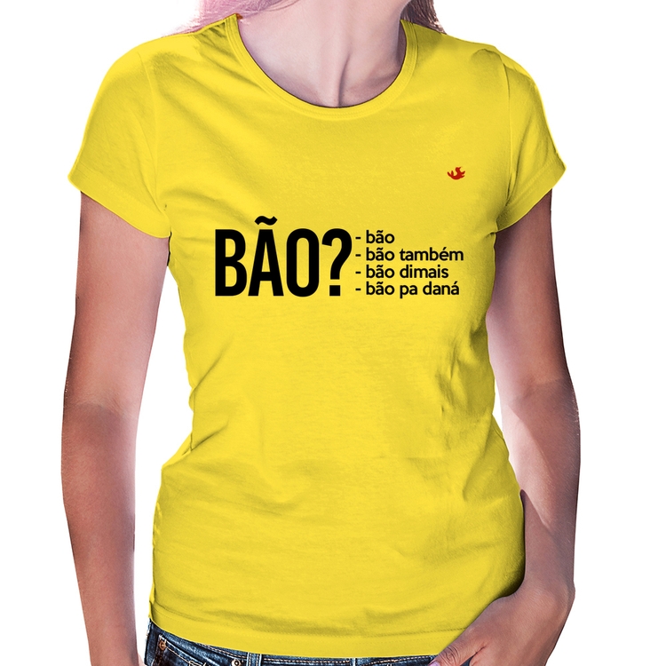 Baby Look Bão? - Amarela