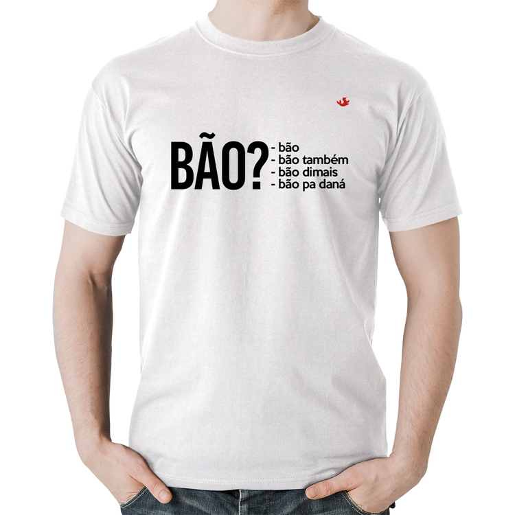 Camiseta Algodão Bão? - Branca