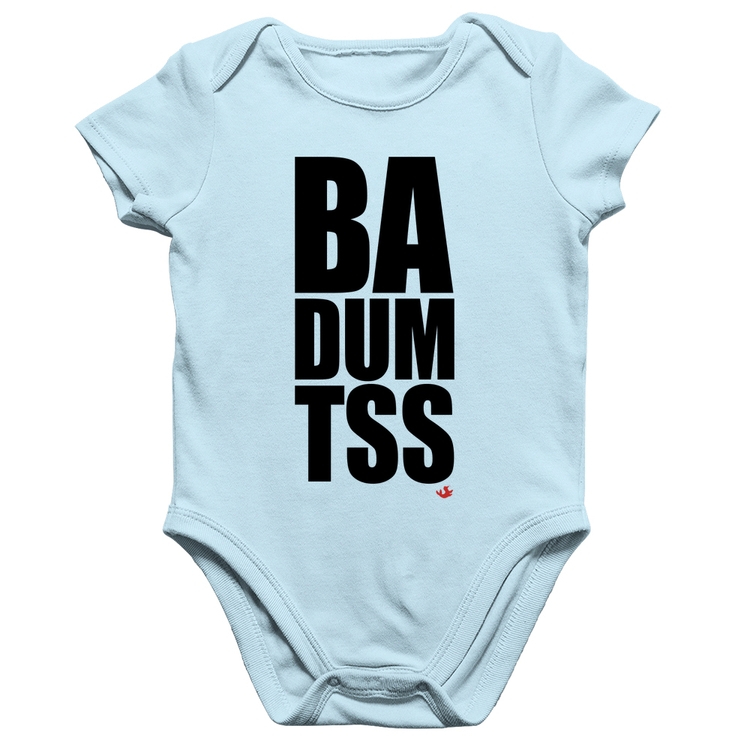 Body Bebê Algodão BA DUM TSS - Azul Bebê