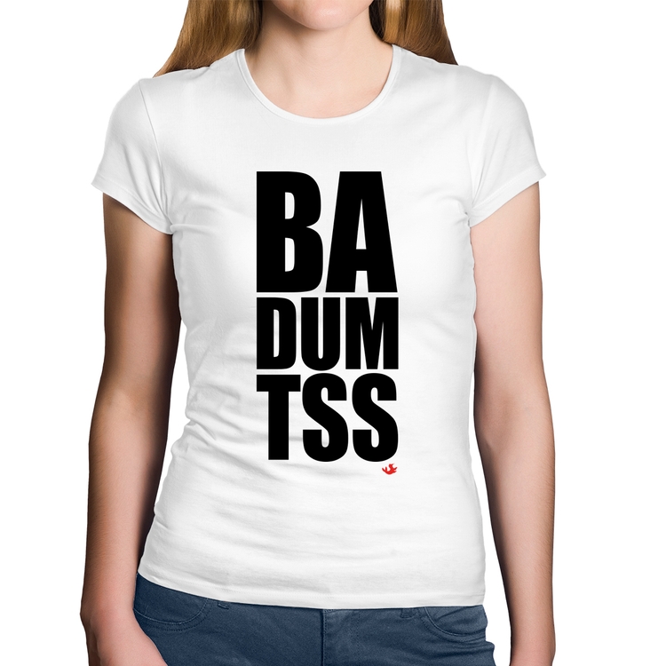 Baby Look Algodão BA DUM TSS - Branca