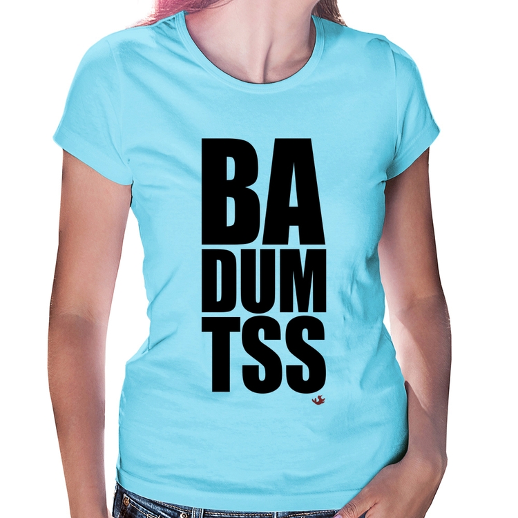 Baby Look BA DUM TSS - Azul Bebê