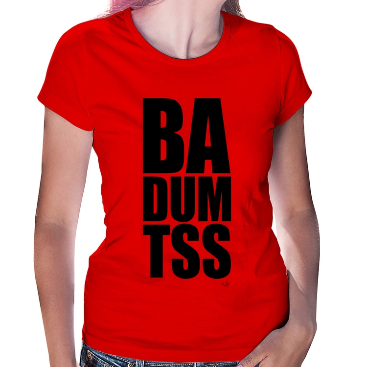 Baby Look BA DUM TSS - Vermelha
