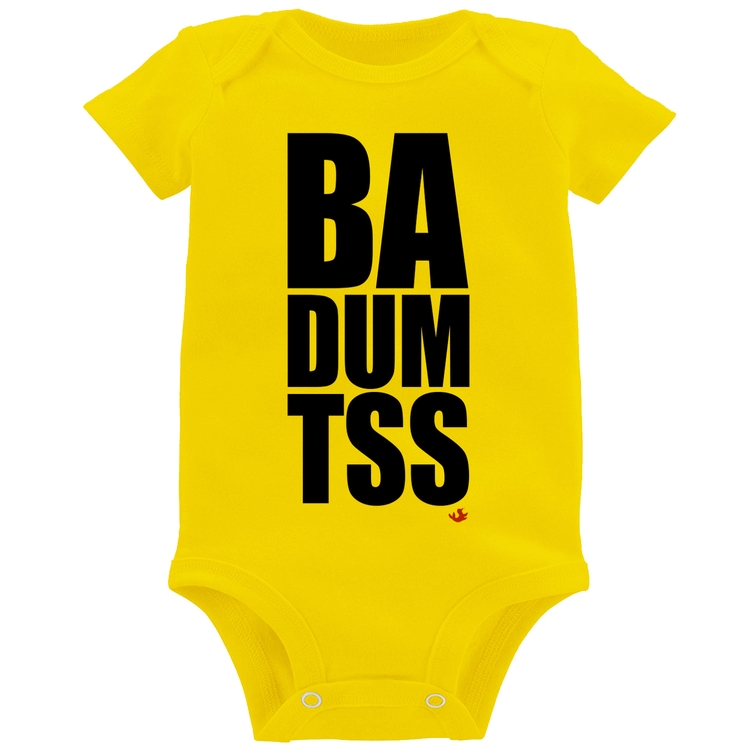 Body Bebê BA DUM TSS - Amarelo