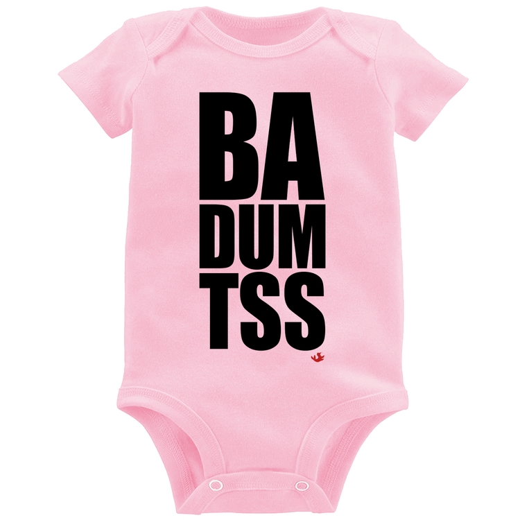 Body Bebê BA DUM TSS - Rosa Bebê