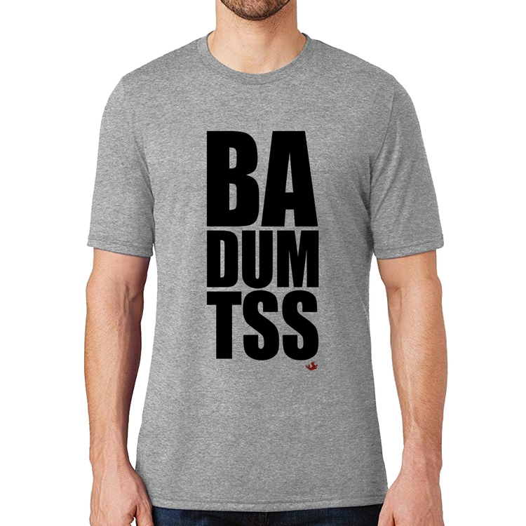 Camiseta BA DUM TSS - Cinza