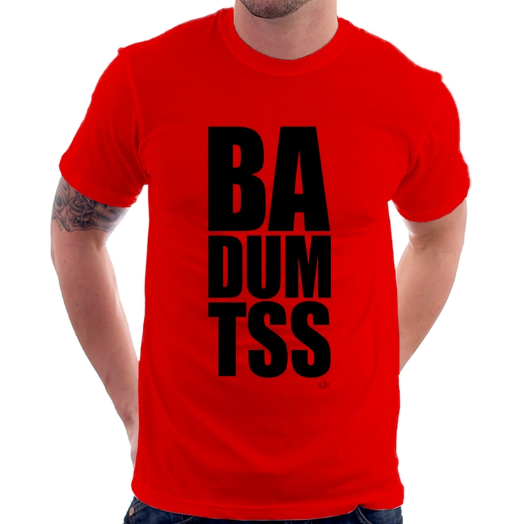 Camiseta BA DUM TSS - Vermelha