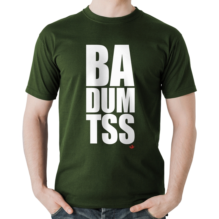 Camiseta Algodão BA DUM TSS - Musgo