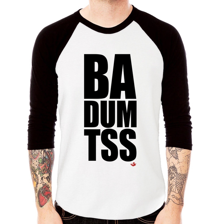 Camiseta Raglan BA DUM TSS Manga 3/4