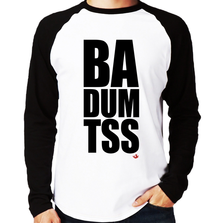 Camiseta Raglan BA DUM TSS Manga Longa