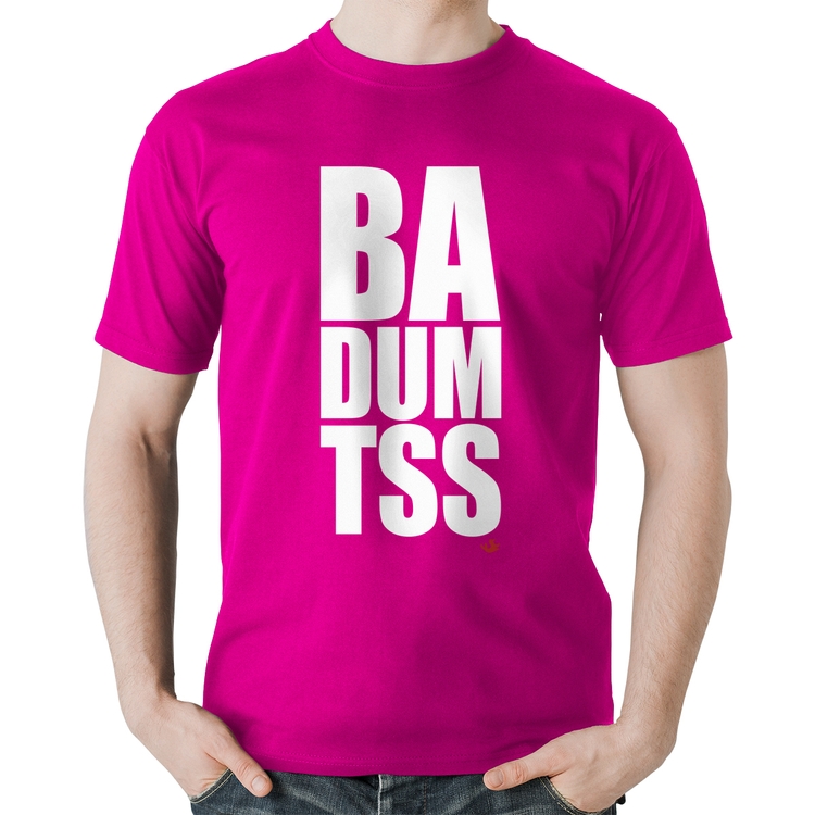 Camiseta Algodão BA DUM TSS - Rosa