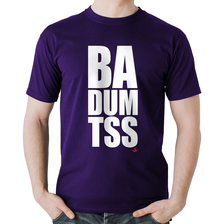 Camiseta Algodão BA DUM TSS - Roxa