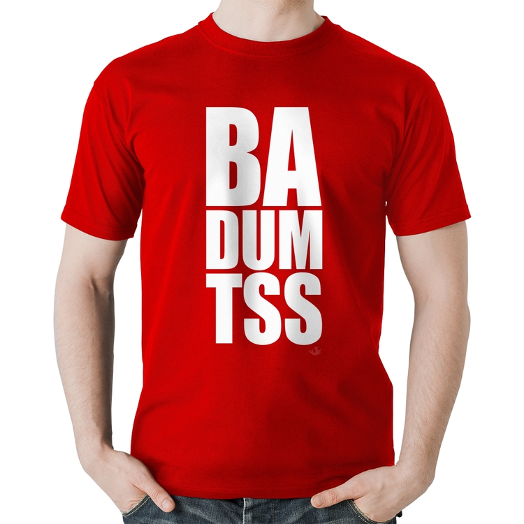 Camiseta Algodão BA DUM TSS - Vermelha