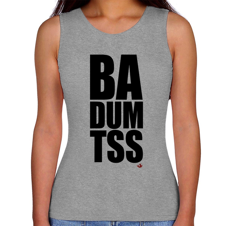 Regata Feminina BA DUM TSS - Cinza