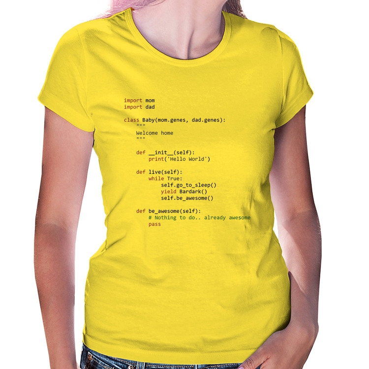 Baby Look Baby Python Code - Amarela