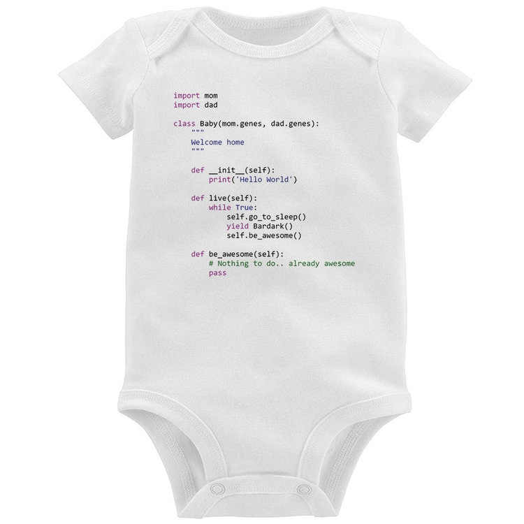 Body Bebê Baby Python Code