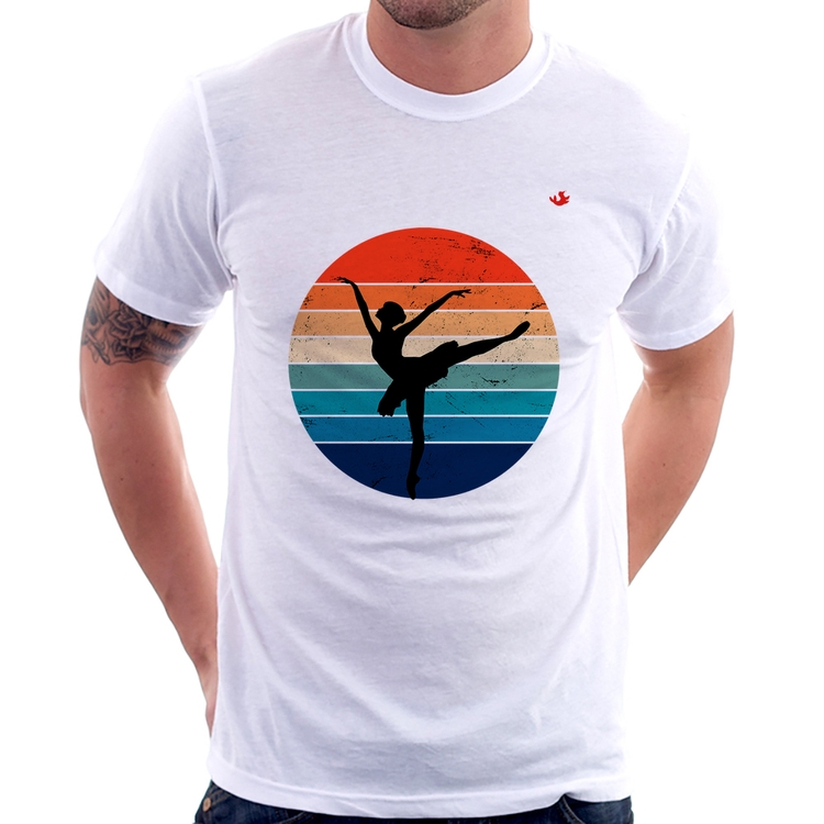 Camiseta Ballet Vintage Sunset