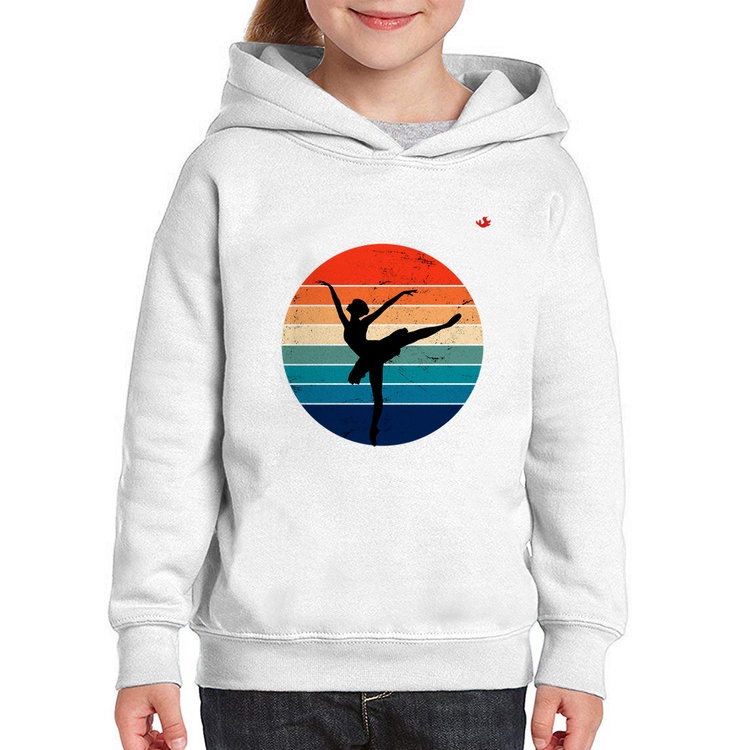 Moletom Infantil Ballet Vintage Sunset