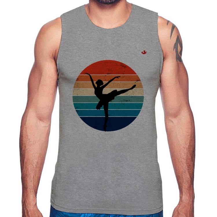 Regata Ballet Vintage Sunset - Cinza