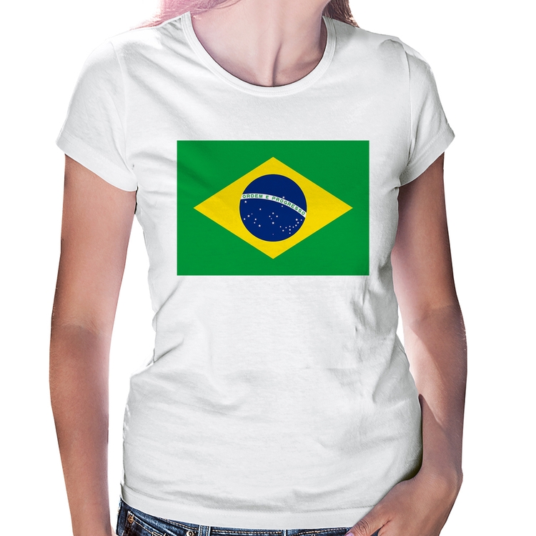 Baby Look Bandeira Brasil