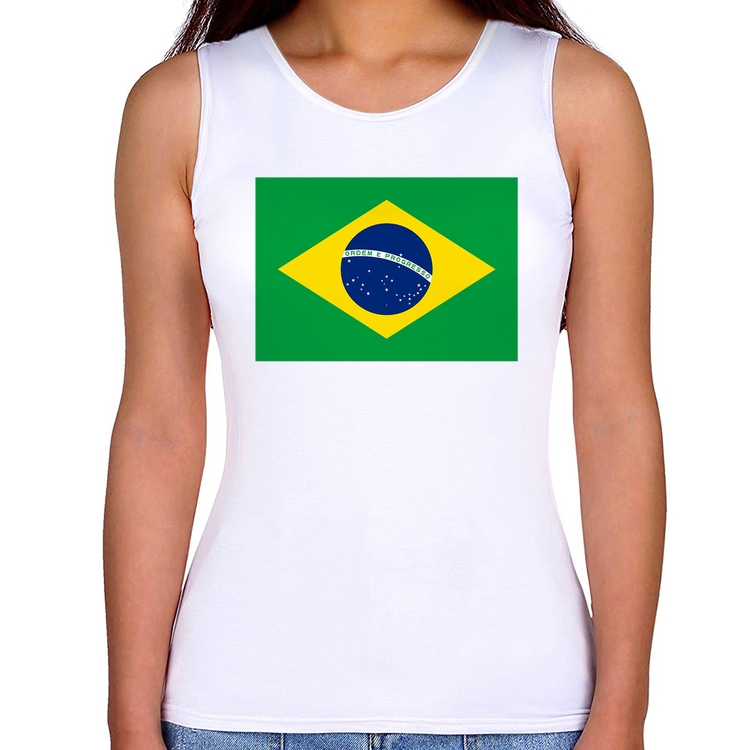 Regata Feminina Bandeira Brasil