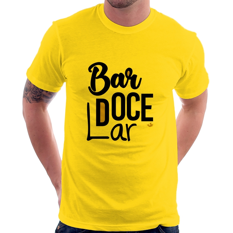 Camiseta Bar doce lar - Amarela